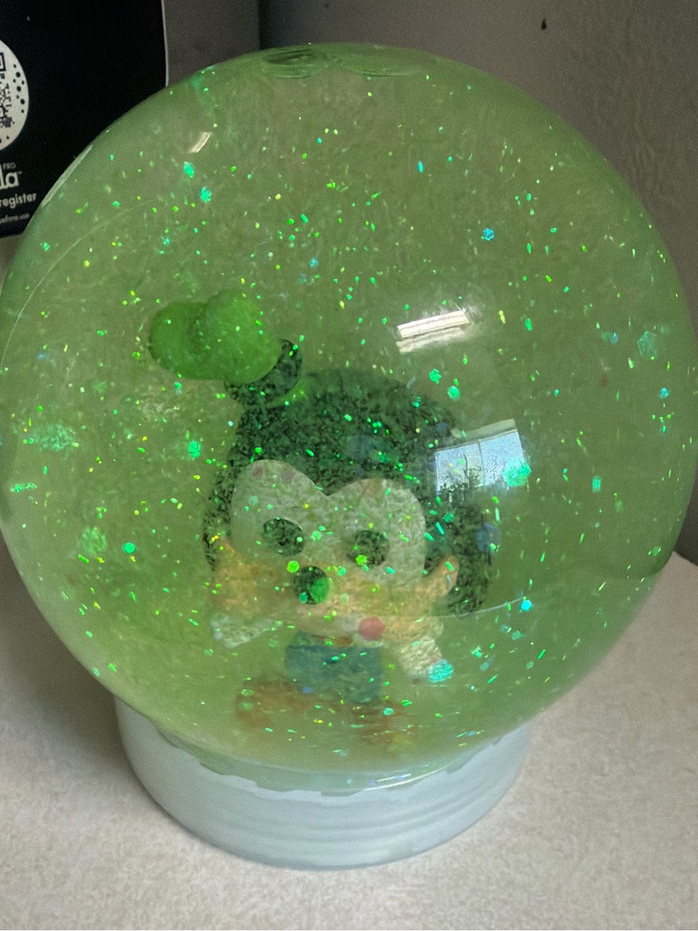 Goofy handmade snowglobe